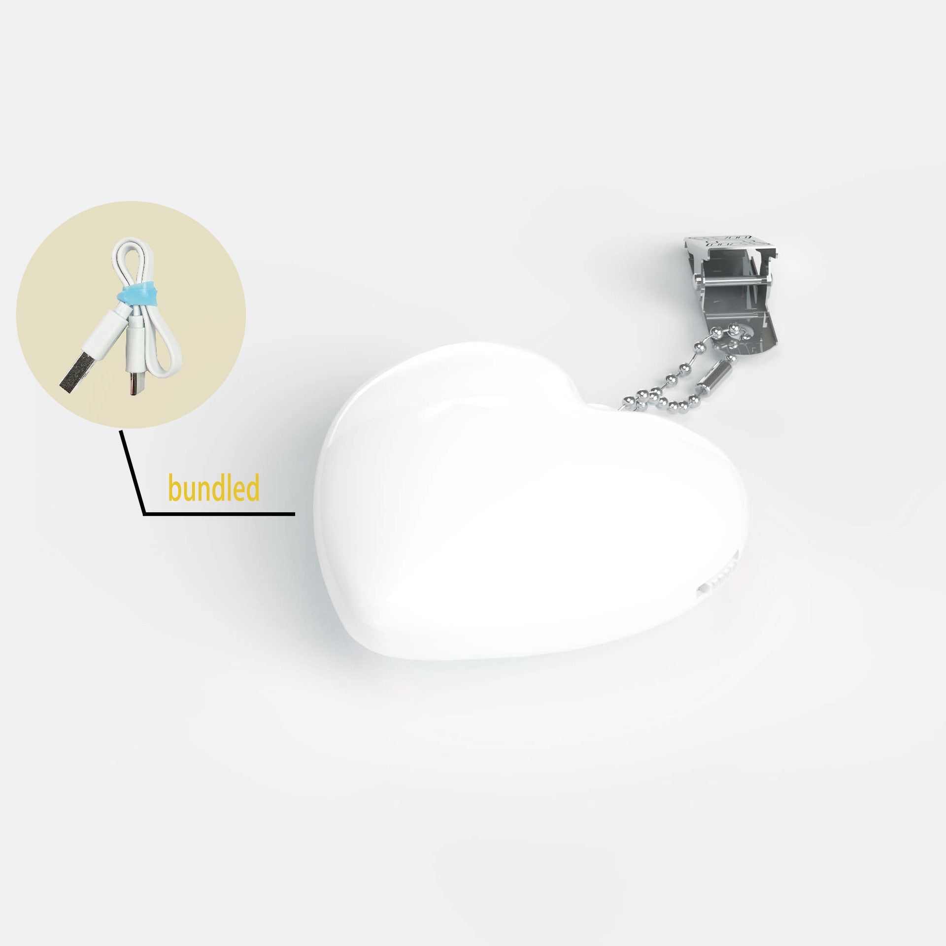 Heart-Shaped LED Purse Light – Switch On/Off | Perfect Gift for Her